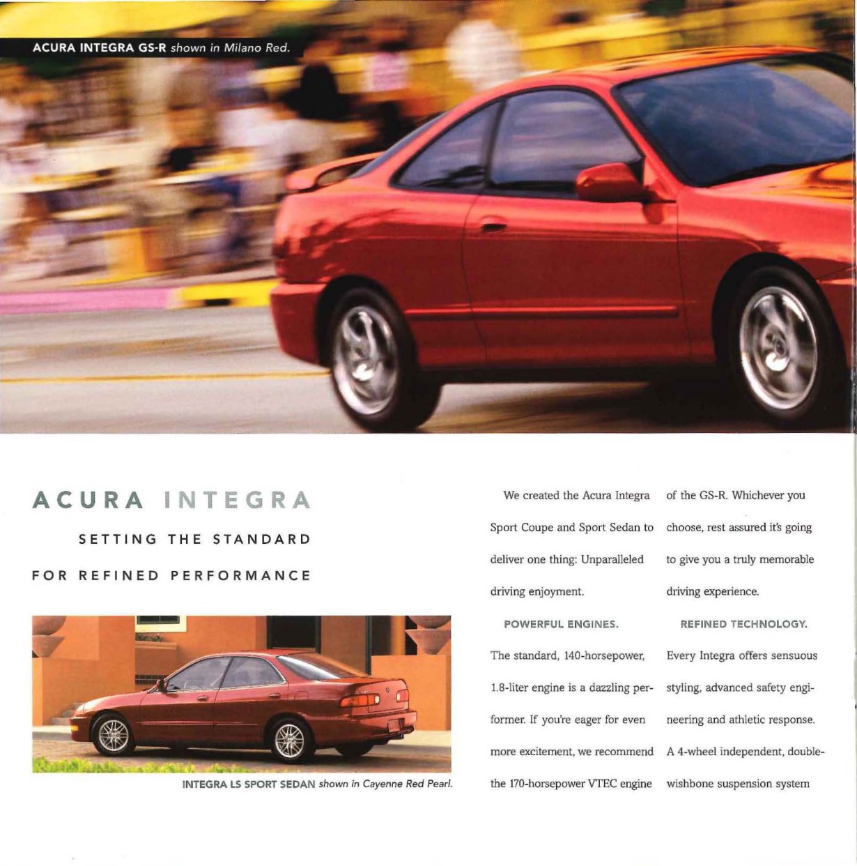 1999 Acura Brochure Page 16